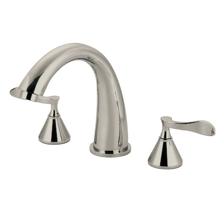 Roman Tub Faucet, Brushed Nickel, Deck Mount MPN:KS2368CFL