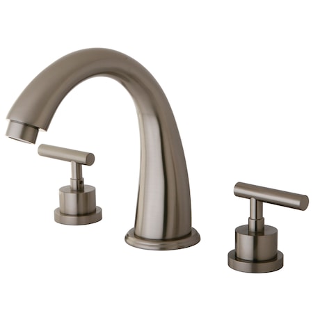 Roman Tub Faucet, Brushed Nickel, Deck Mount MPN:KS2368CML