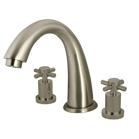Roman Tub Faucet, Brushed Nickel, Deck Mount MPN:KS2368DX