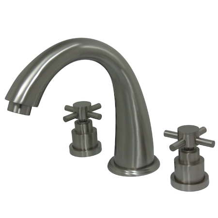 Roman Tub Faucet, Brushed Nickel, Deck Mount MPN:KS2368EX
