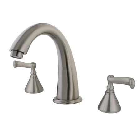 Roman Tub Faucet, Brushed Nickel, Deck Mount MPN:KS2368FL