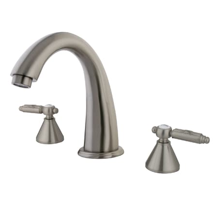 Roman Tub Faucet, Brushed Nickel, Deck Mount MPN:KS2368GL