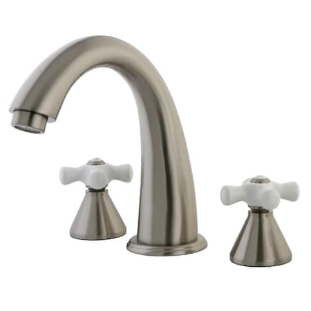 Roman Tub Faucet, Brushed Nickel, Deck Mount MPN:KS2368PX