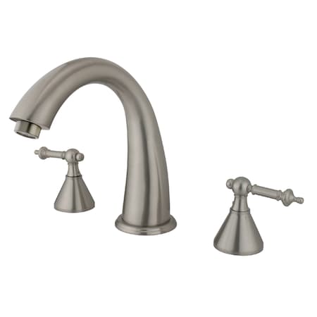 Roman Tub Faucet, Brushed Nickel, Deck Mount MPN:KS2368TL