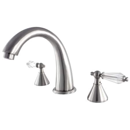 Roman Tub Faucet, Brushed Nickel, Deck Mount MPN:KS2368WLL