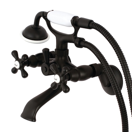 Wall-Mount Clawfoot Tub Faucet, Matte Black, Tub Wall Mount MPN:KS265MB