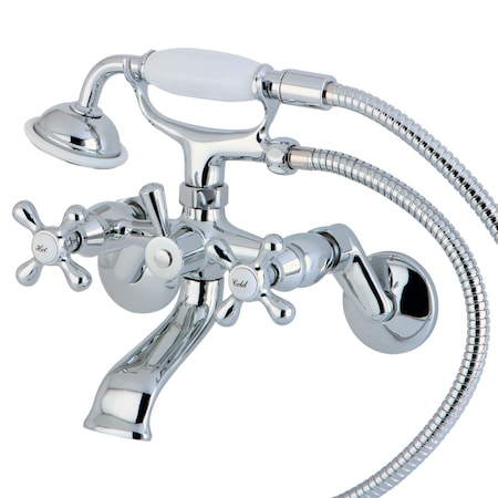 Wall-Mount Clawfoot Tub Faucet, Polished Chrome, Wall Mount MPN:KS266C
