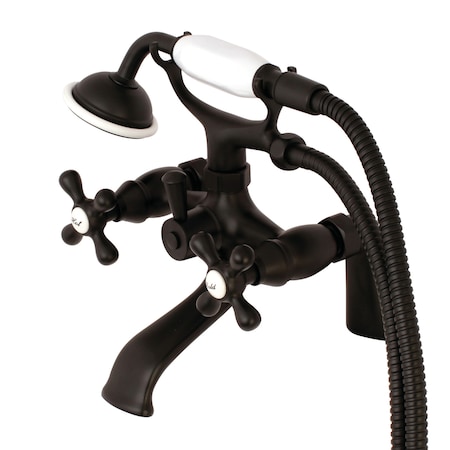 Deck-Mount Clawfoot Tub Faucet, Matte Black, Deck Mount MPN:KS267MB