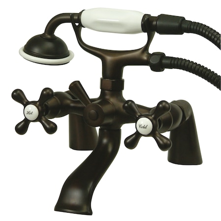 Deck-Mount Clawfoot Tub Faucet, Oil Rubbed Bronze, Deck Mount MPN:KS267ORB