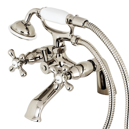 Deck-Mount Clawfoot Tub Faucet, Polished Nickel, Deck Mount MPN:KS267PN