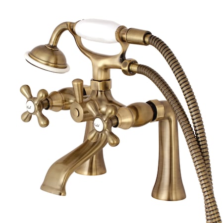 Deck-Mount Clawfoot Tub Faucet, Antique Brass, Deck Mount MPN:KS268AB