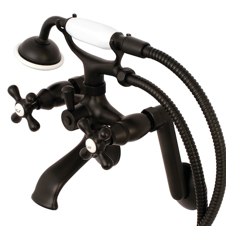 Wall-Mount Clawfoot Tub Faucet, Matte Black, Tub Wall Mount MPN:KS269MB