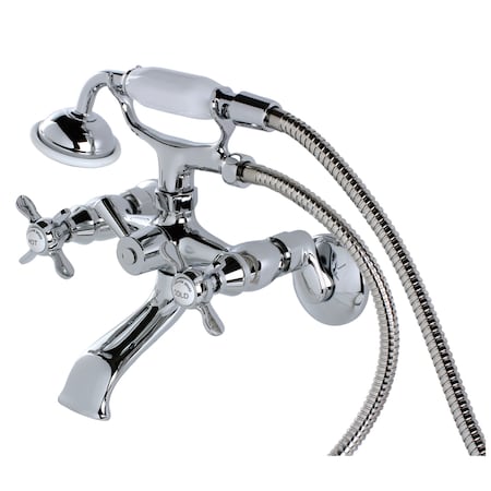 Wall-Mount Clawfoot Tub Faucet, Polished Chrome, Tub Wall Mount MPN:KS285C
