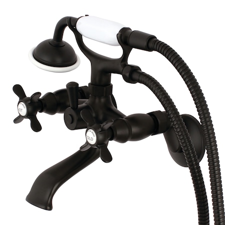 Wall-Mount Clawfoot Tub Faucet, Matte Black, Tub Wall Mount MPN:KS285MB