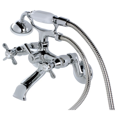 Wall-Mount Clawfoot Tub Faucet, Polished Chrome, Wall Mount MPN:KS286C