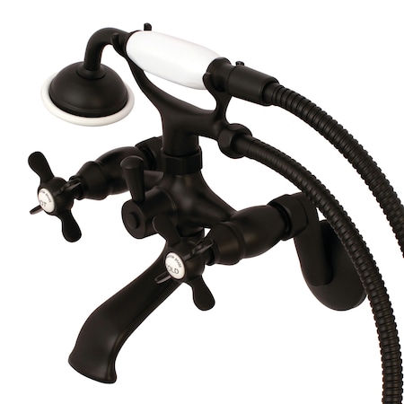 Wall-Mount Clawfoot Tub Faucet, Matte Black, Wall Mount MPN:KS286MB