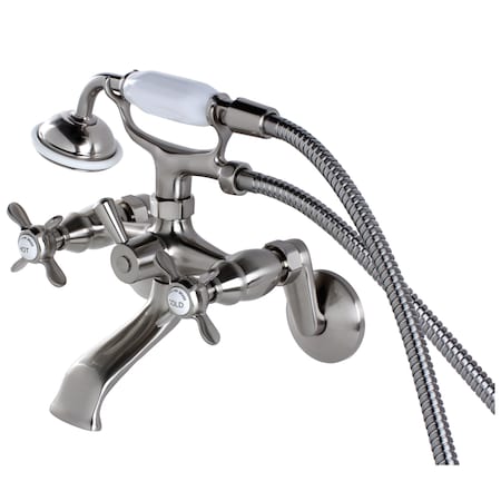 Wall-Mount Clawfoot Tub Faucet, Brushed Nickel, Wall Mount MPN:KS286SN