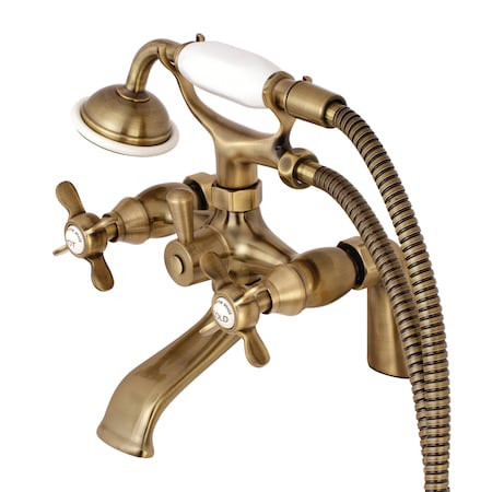 Deck-Mount Clawfoot Tub Faucet, Antique Brass, Deck Mount MPN:KS287AB
