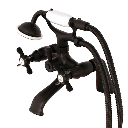 Deck-Mount Clawfoot Tub Faucet, Matte Black, Deck Mount MPN:KS287MB