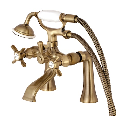 Deck-Mount Clawfoot Tub Faucet, Antique Brass, Deck Mount MPN:KS288AB