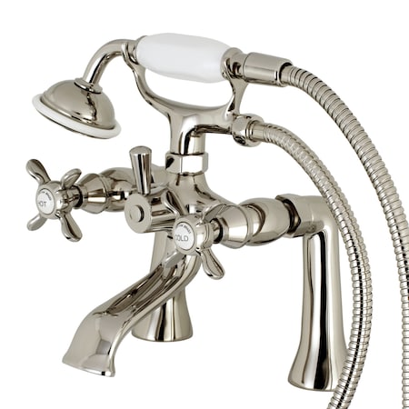 Deck-Mount Clawfoot Tub Faucet, Polished Nickel, Deck Mount MPN:KS288PN