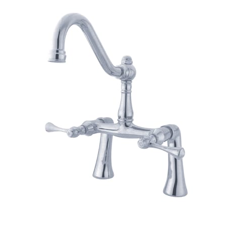 Deck-Mount Clawfoot Tub Faucet, Polished Chrome, Deck Mount MPN:KS3231BL