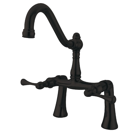 Deck-Mount Clawfoot Tub Faucet, Oil Rubbed Bronze, Deck Mount MPN:KS3235BL