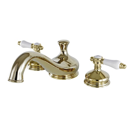 Roman Tub Faucet, Polished Brass, Deck Mount MPN:KS3332BPL