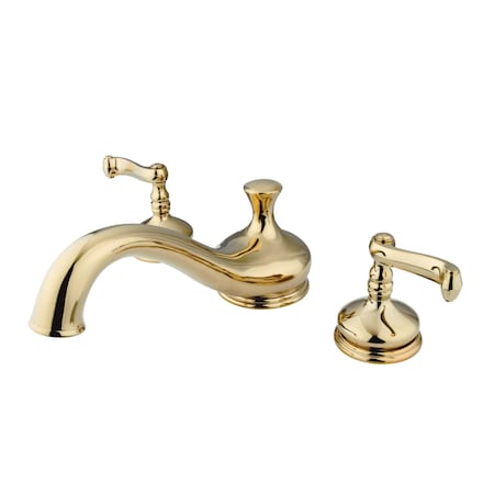 Roman Tub Faucet, Polished Brass, Deck Mount MPN:KS3332FL