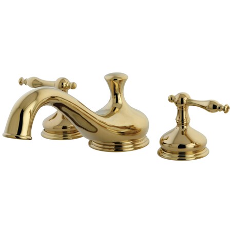 Roman Tub Faucet, Polished Brass, Deck Mount MPN:KS3332NL