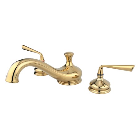 Roman Tub Faucet, Polished Brass, Deck Mount MPN:KS3332ZL