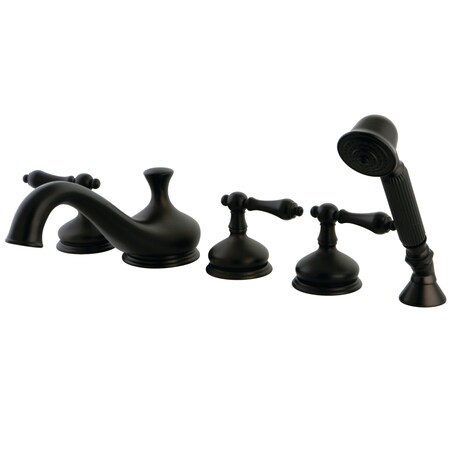 Roman Tub Faucet, Oil Rubbed Bronze, Deck Mount MPN:KS33355AL