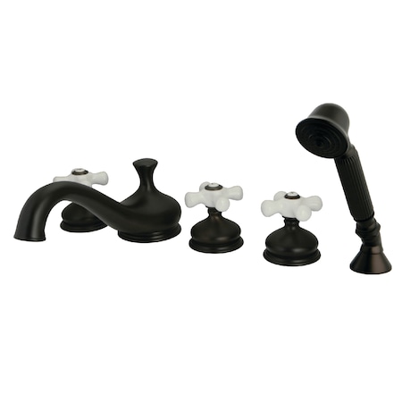 Roman Tub Faucet, Oil Rubbed Bronze, Deck Mount MPN:KS33355PX