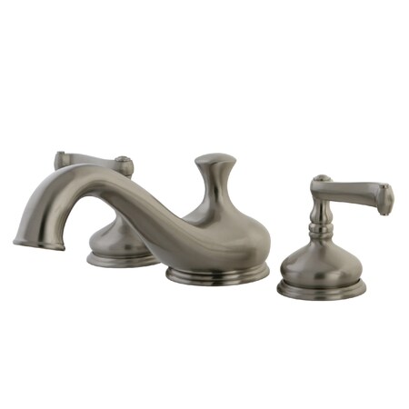 Roman Tub Faucet, Brushed Nickel, Deck Mount MPN:KS3338FL