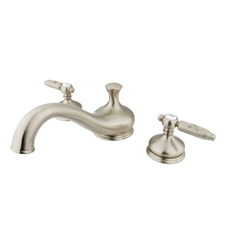 Roman Tub Faucet, Brushed Nickel, Deck Mount MPN:KS3338GL