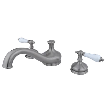 Roman Tub Faucet, Brushed Nickel, Deck Mount MPN:KS3338PL