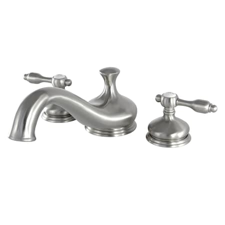 Roman Tub Faucet, Brushed Nickel, Deck Mount MPN:KS3338TAL