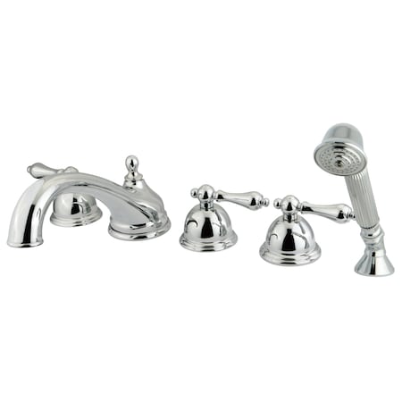 Roman Tub Faucet, Polished Chrome, Deck Mount MPN:KS33515AL
