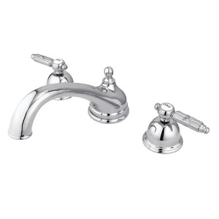 Roman Tub Faucet, Polished Chrome, Deck Mount MPN:KS3351GL