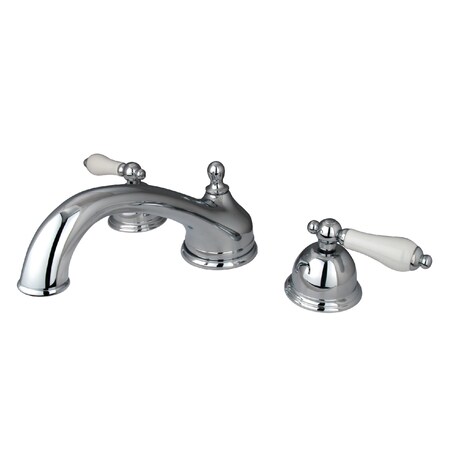 Roman Tub Faucet, Polished Chrome, Deck Mount MPN:KS3351PL