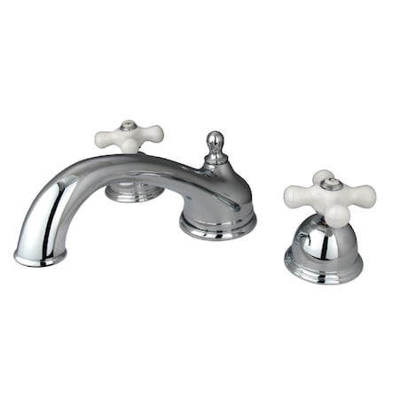 Roman Tub Faucet, Polished Chrome, Deck Mount MPN:KS3351PX