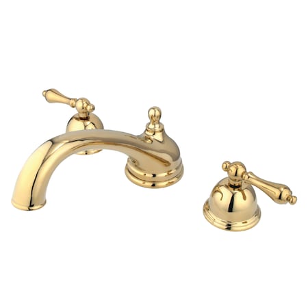 Roman Tub Faucet, Polished Brass, Deck Mount MPN:KS3352AL