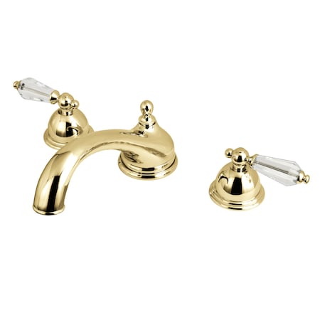 Roman Tub Faucet, Polished Brass, Deck Mount MPN:KS3352WLL