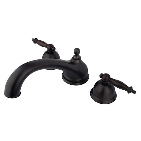 Roman Tub Faucet, Oil Rubbed Bronze, Deck Mount MPN:KS3355TL