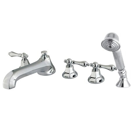 Roman Tub Faucet, Polished Chrome, Deck Mount MPN:KS43015AL