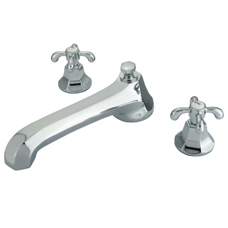 Roman Tub Faucet, Polished Chrome, Deck Mount MPN:KS4301TX