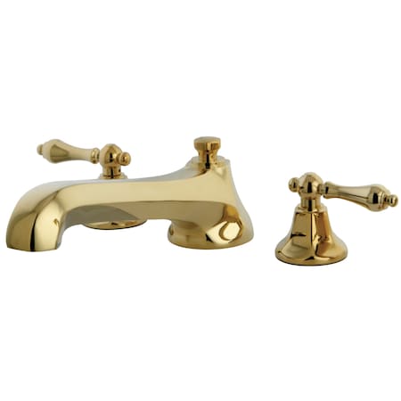Roman Tub Faucet, Polished Brass, Deck Mount MPN:KS4302AL