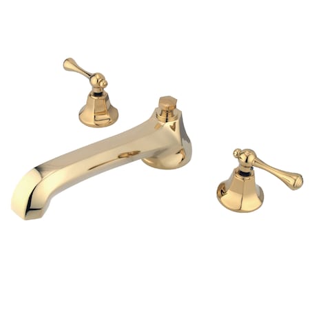 Roman Tub Faucet, Polished Brass, Deck Mount MPN:KS4302BL