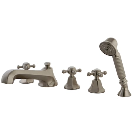 Roman Tub Faucet, Brushed Nickel, Deck Mount MPN:KS43085BX