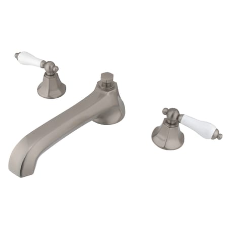 Roman Tub Faucet, Brushed Nickel, Deck Mount MPN:KS4308PL
